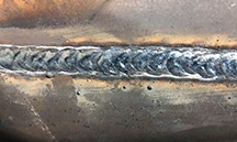 nickel welding wire up close