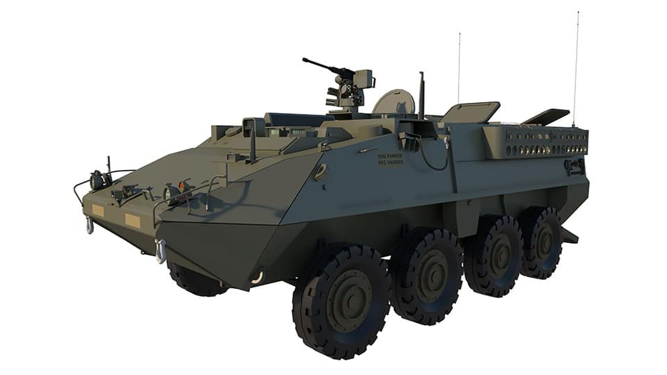 Rolled Homogenous Armor MIL A 12650 for Stryker